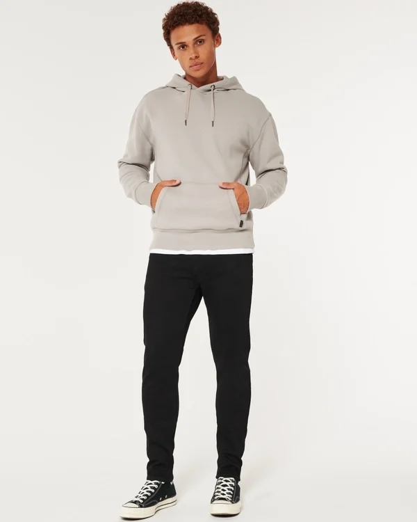 Vaqueros ajustados deportivos negros que no destiñen Vaqueros ajustados deportivos negros que no destiñen