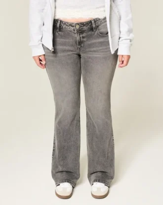 Vaqueros bootcut grises de talle bajo Vaqueros bootcut grises de talle bajo