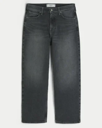 Vaqueros holgados grises