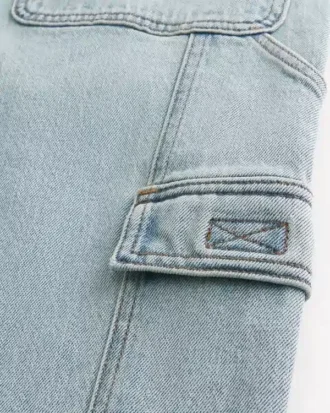 Vaqueros holgados lavados claros