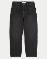 Vaqueros holgados tipo skater con estampado de serpiente lavados en negro Vaqueros holgados tipo skater con estampado de serpiente lavados en negro