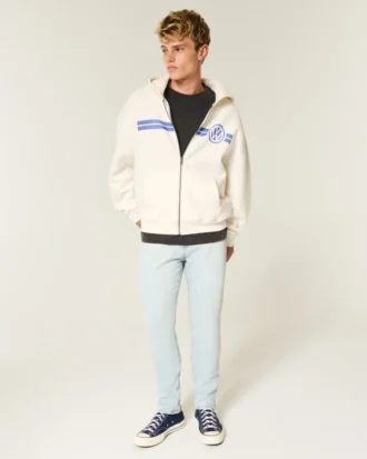 Vaqueros pitillo deportivos de lavado claro