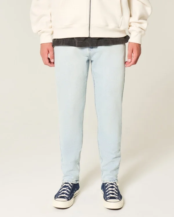 Vaqueros pitillo deportivos de lavado claro Vaqueros pitillo deportivos de lavado claro