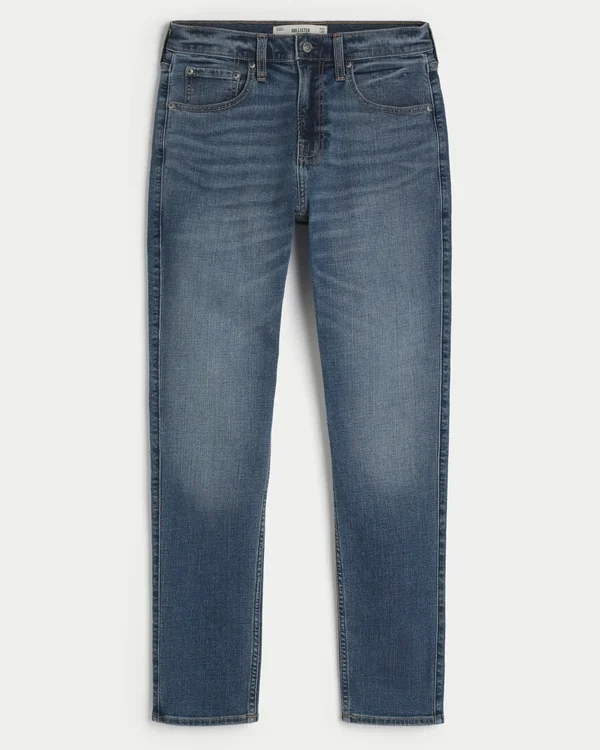 Vaqueros pitillo deportivos de lavado medio Vaqueros pitillo deportivos de lavado medio