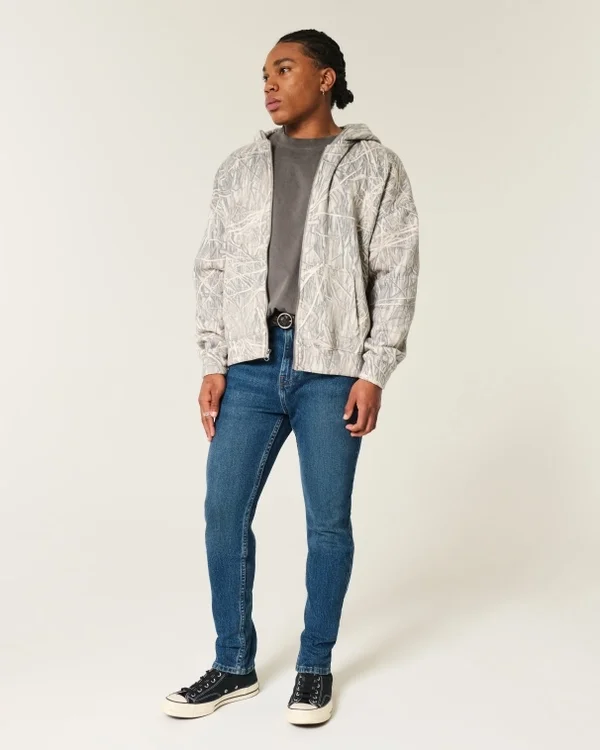 Vaqueros pitillo deportivos lavado oscuro Vaqueros pitillo deportivos lavado oscuro