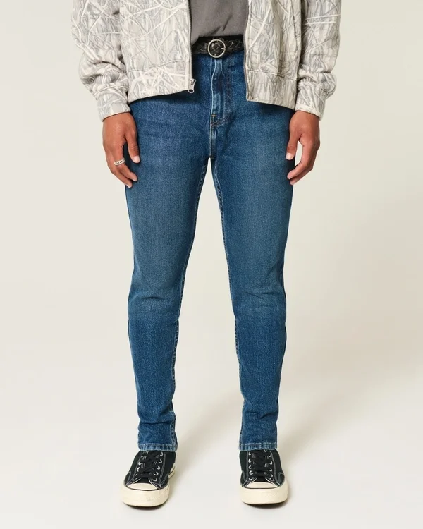 Vaqueros pitillo deportivos lavado oscuro Vaqueros pitillo deportivos lavado oscuro