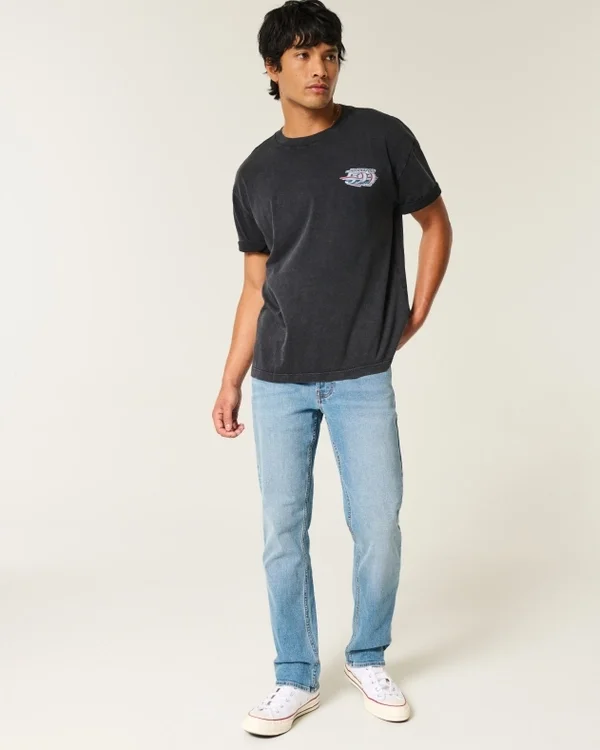 Vaqueros rectos ajustados Vaqueros rectos ajustados