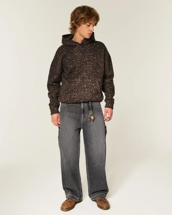 Vaqueros superbaggy lavados en negro Vaqueros superbaggy lavados en negro