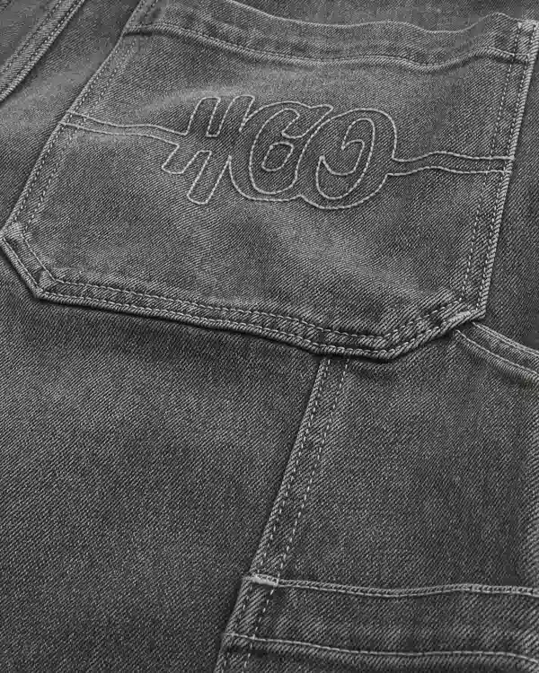 Vaqueros superbaggy lavados en negro Vaqueros superbaggy lavados en negro