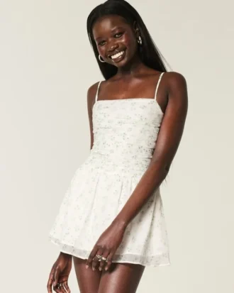 Vestido falda pantalón de gasa