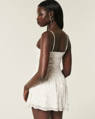 Vestido falda pantalón de gasa