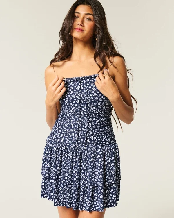 Vestido falda pantalón de punto sin tirantes Vestido falda pantalón de punto sin tirantes