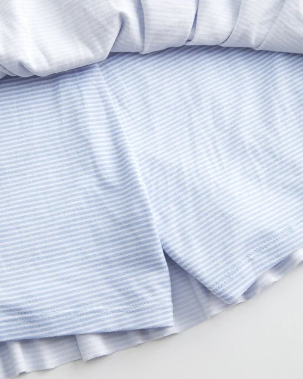 Vestido falda pantalón de punto sin tirantes Vestido falda pantalón de punto sin tirantes