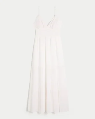 Vestido largo bordado