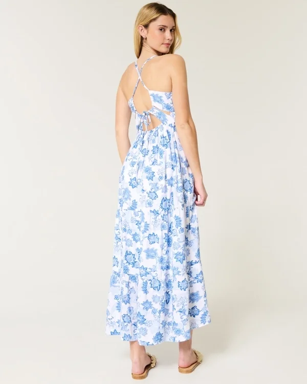 Vestido largo con espalda abierta Vestido largo con espalda abierta