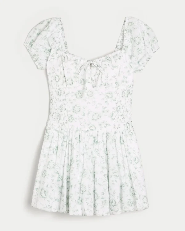 Vestido tipo falda pantalón con cintura baja y volantes Hollister Sofia Vestido tipo falda pantalón con cintura baja y volantes Hollister Sofia